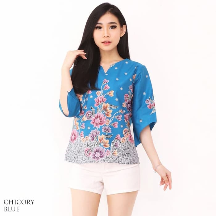 CHICORY TOP - Atasan Batik Blouse Batik Modern